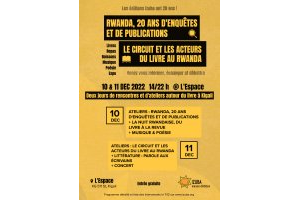 LES 20 ANS DES ÉDITIONS IZUBA À KIGALI
