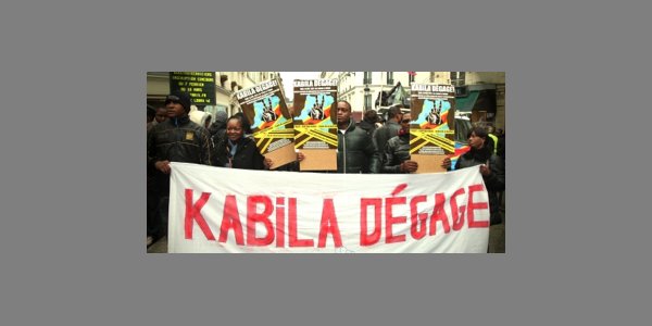Image:« Kabila dégage ! » : manifestation parisienne