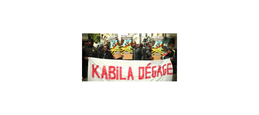 Image:« Kabila dégage ! » : manifestation parisienne