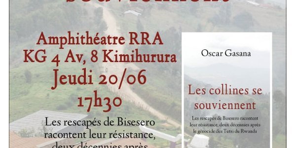 Image:Café Littéraire : Les collines se souviennent (Bisesero)