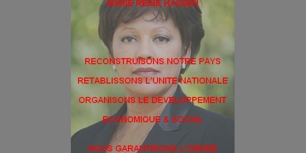 Image:Marie-Hélène Hassen rejette le calendrier électoral de Bozizé