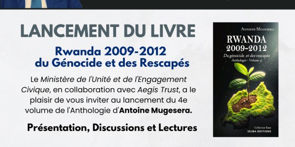 Image:Lancement du livre : Rwanda 2009–2012, Du génocide et des rescapés