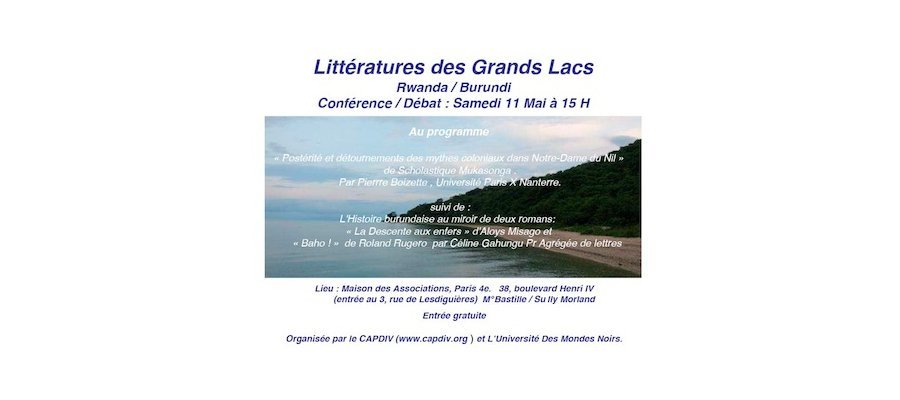 Image:Conférence : L'Histoire du Burundi et du Rwanda au prisme du roman