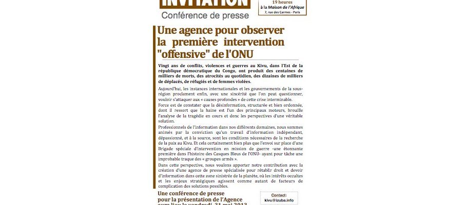 Image:Kivu : Une agence pour observer la première intervention « offensive » de l'ONU